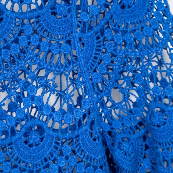 Ralph Lauren Royal Blue Lace Overlay Dress - Size XS - Retail $174 - Picture 6 of 8
